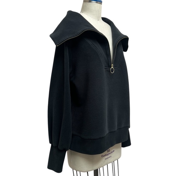 Varley Catherine Half-Zip Ribbed
Convertible Oversized Sweater Size L - Picture 5 of 13